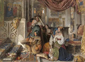 Roman Pilgrims in a Sanctuary, Family