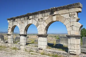 Roman ruins, ancient city of Volubilis
