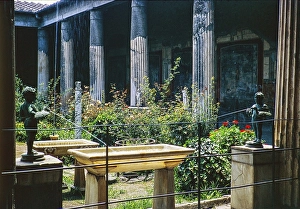 Roman ruins Archaeological Park of Pompeii, Naples, Italy, Europe 1967, Europe