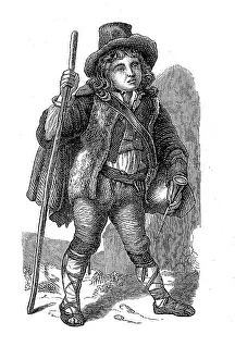Roman shepherd boy in the late Middle Ages