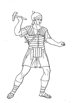 Roman soldier with splint armour
