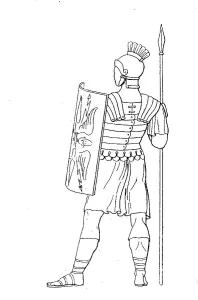Roman soldier with splint armour