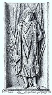 The Roman Triumphal Relief of a Captive Germanic Tribe in the Vatican Museum