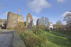 Romanesque palace of Hayn Castle and lower gate