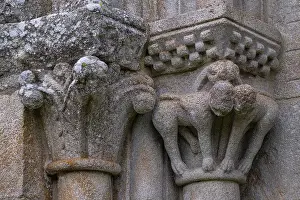 Romanesque sculpture, monastery of San Pedro de Ansemil