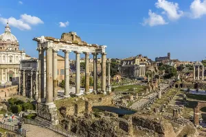 Rome, Italy - June 19, 2018: The Eternal City of Rome