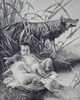 Romulus and Remus and the She-Wolf