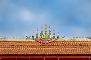 Roof detail, Wat Sensoukharam, Luang Prabang
