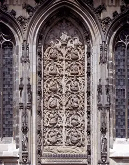 Root of Jesse above the south portal, St