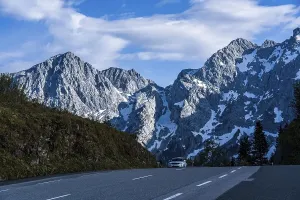 Rossfeld Panorama Road in the Bavarian Alps