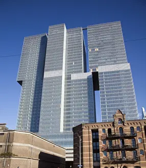 De Rotterdam building designed by architect Rem Koolhaas as a vertical city nears completion in August 2013