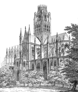Rouen Cathedral, a Roman Catholic Church in Rouen