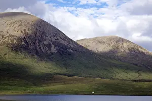 Rough, mountain landscapes and loch