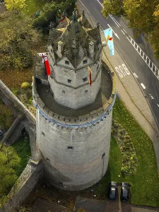 Category Cities DE Prints: The Round Tower, landmark of Andernach