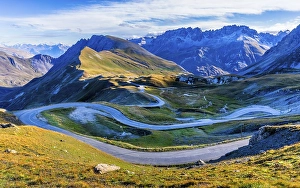 Category Mountain Landscapes Prints: Route des Grandes Alpes, pass Col du Galibier