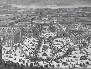 The Royal Castle of Versailles at the time of King Louis XIV