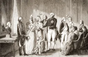 The royal couple Frederick William III
