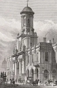 The Royal Exchange, London, illustration by Th
