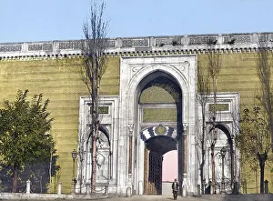 Royal Gate at the Topkapi Palace in Constantinople