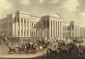 The Royal Mail stagecoach station of the General Post Office