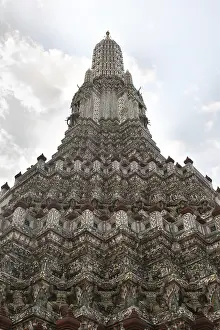 Royal palace in Bangkok Thailand on background sky with cloud