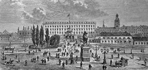 Royal Palace and Gustav Adolf Square in Stockholm