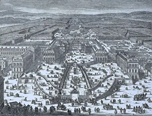 The Royal Palace of Versailles at the time of King Louis XIV France
