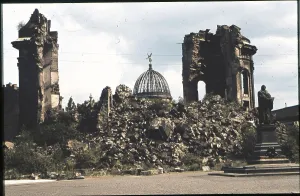 Rubble of the Dresden Frauenkirche by George Baehr