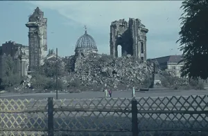 Rubble of the Dresden Frauenkirche by George Baehr