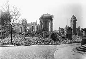 Rubble of the Dresden Frauenkirche by George Baehr