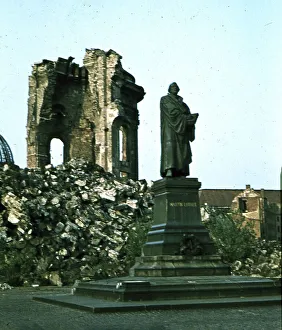 Rubble of the Dresden Frauenkirche by George Baehr