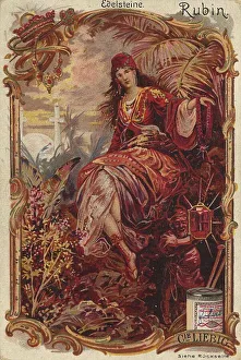 Ruby, digitally restored reproduction of a public domain collector's picture from ca 1900