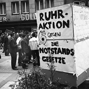 The Ruhr Action against the Emergency Laws in 1968 turned against the emergency legislation with numerous local actions