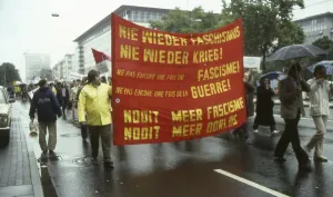 Ruhr area. Anti NPD demonstration. ca. 1981-2