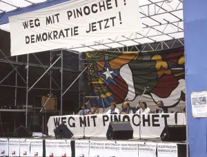 Ruhr area. Chileans against Pinochet ca. 1988