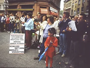 Ruhr Area Communist Protests Against Prohibitions ca 1986-7