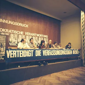 Ruhr area. Congress Berufsverbot. DKP. 80s Y