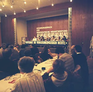 Ruhr area. Congress Berufsverbot. DKP. 80s Y