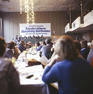 Ruhr area. Congress Christians for Disarmament ca