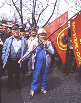 Ruhr area. DGB demonstration. on 1 May 1986
