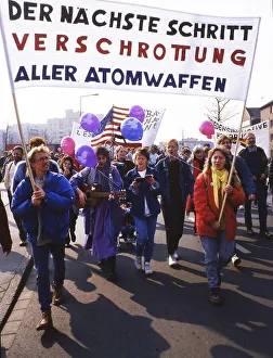 Ruhr area. Easter March Ruhr on 2. 4. 1988 Essen
