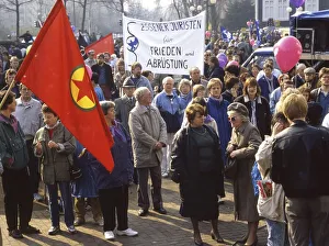 Ruhr area. Easter March Ruhr on 2. 4. 1988 Essen