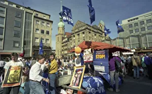 Ruhr area. The Easter March Ruhr 89 on 25. 3. 1989