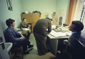 Ruhr area. Office of a works council in the Ruhr area