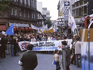 Ruhr area. Peace movement. Nuclear missiles, 80s