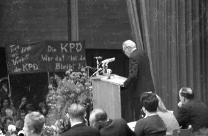 Ruhr area: With a rally (probably in Duisburg)