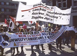 Ruhr area. The Ruhr Easter March on 25. 3. 1989