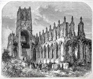 Ruin of the church Saint Bertin