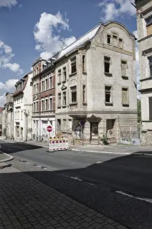 Ruin of a residential building