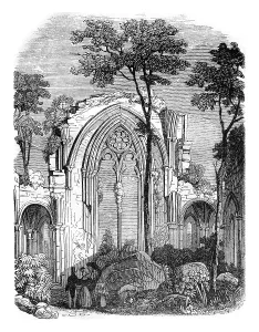 Ruins of the abbey of Netley, near Southampton